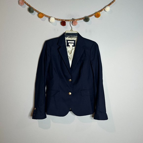 J. Crew navy blue School Boy blazer